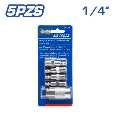 KIT DE ACOPLES/CONECTOR 1/4 - 5PZS