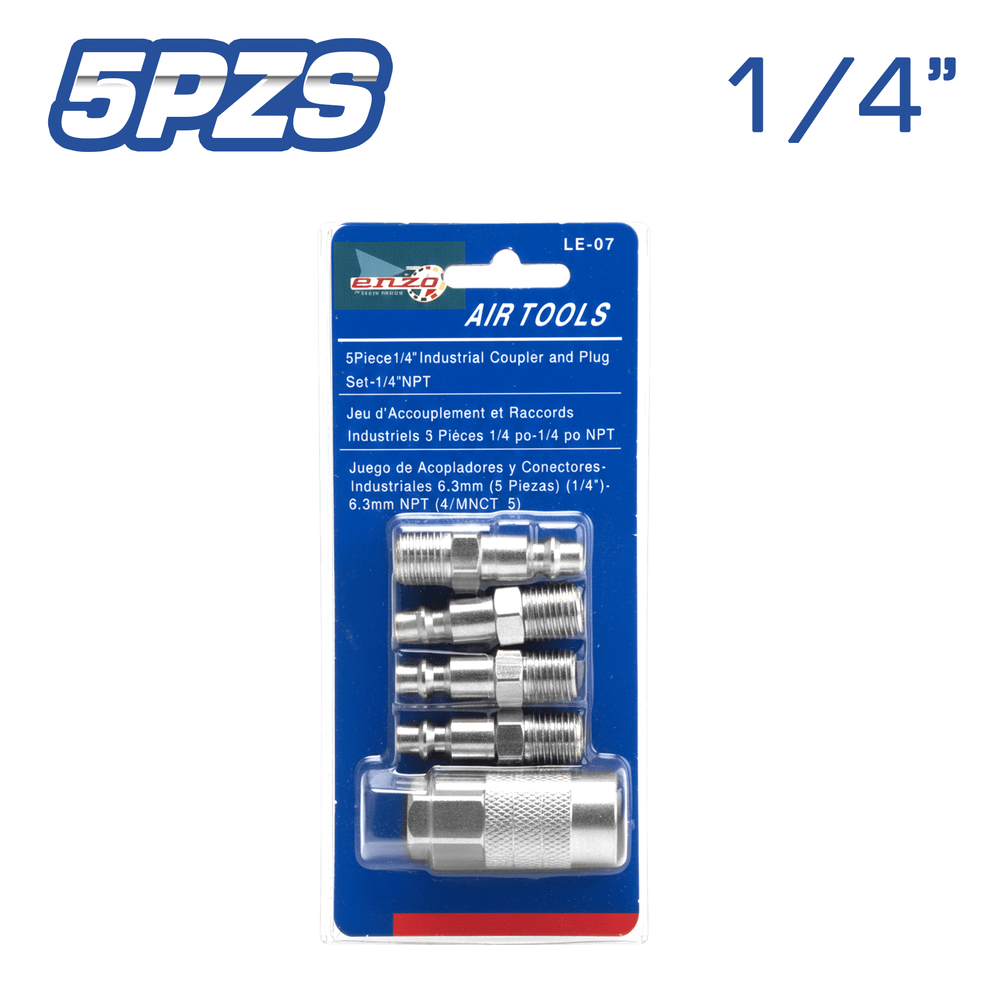 KIT DE ACOPLES/CONECTOR 1/4 - 5PZS