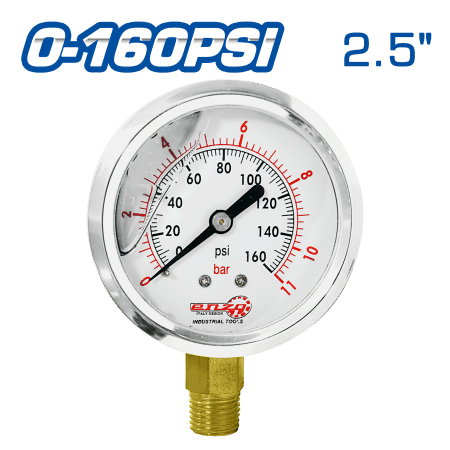MANOMETRO LIQUIDO 2.5PULG 0-160PSI