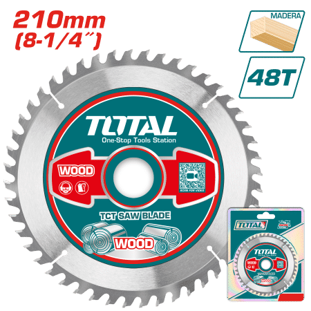 DISCO DENTADO TCT 210MM 48T PARA INGLETADORA TMS2001 INDUSTRIAL