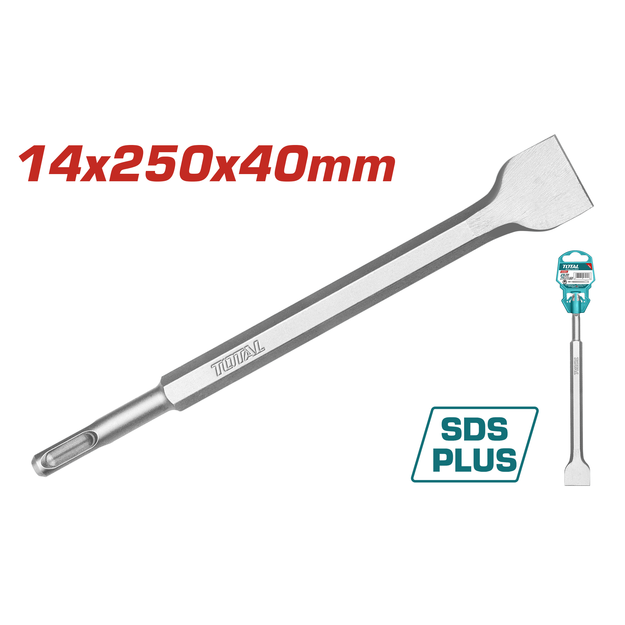 CINCEL SDS PLUS 14X250X40MM PLANO