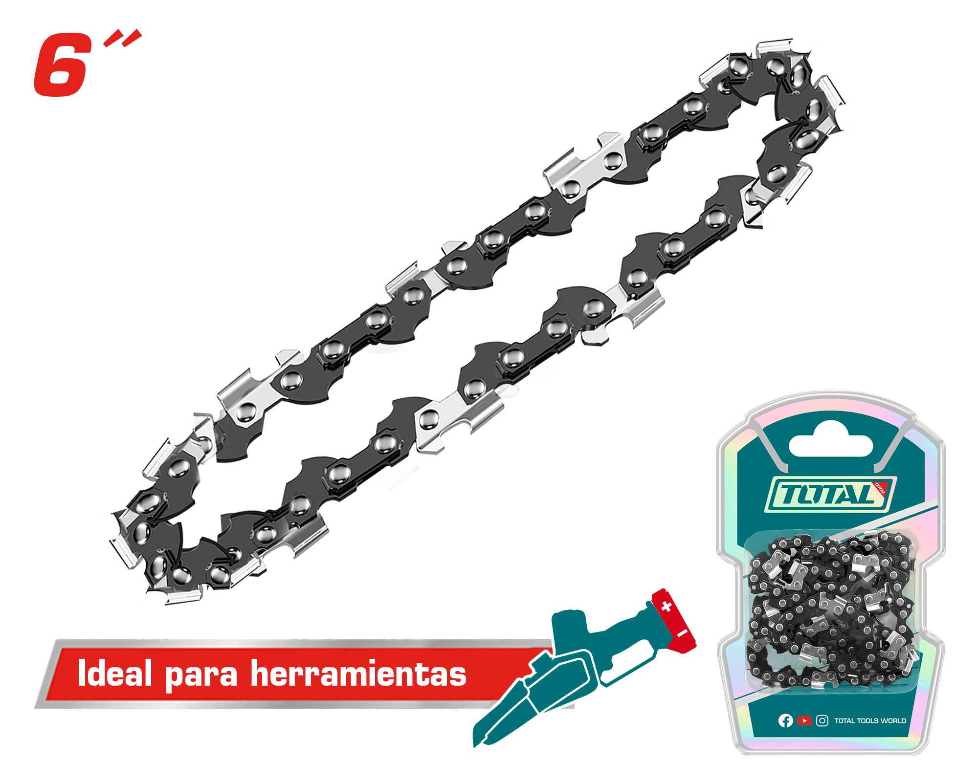 CADENA 06PULG P/SIERRA DE CADENA INALÁMBRICA INDUSTRIAL