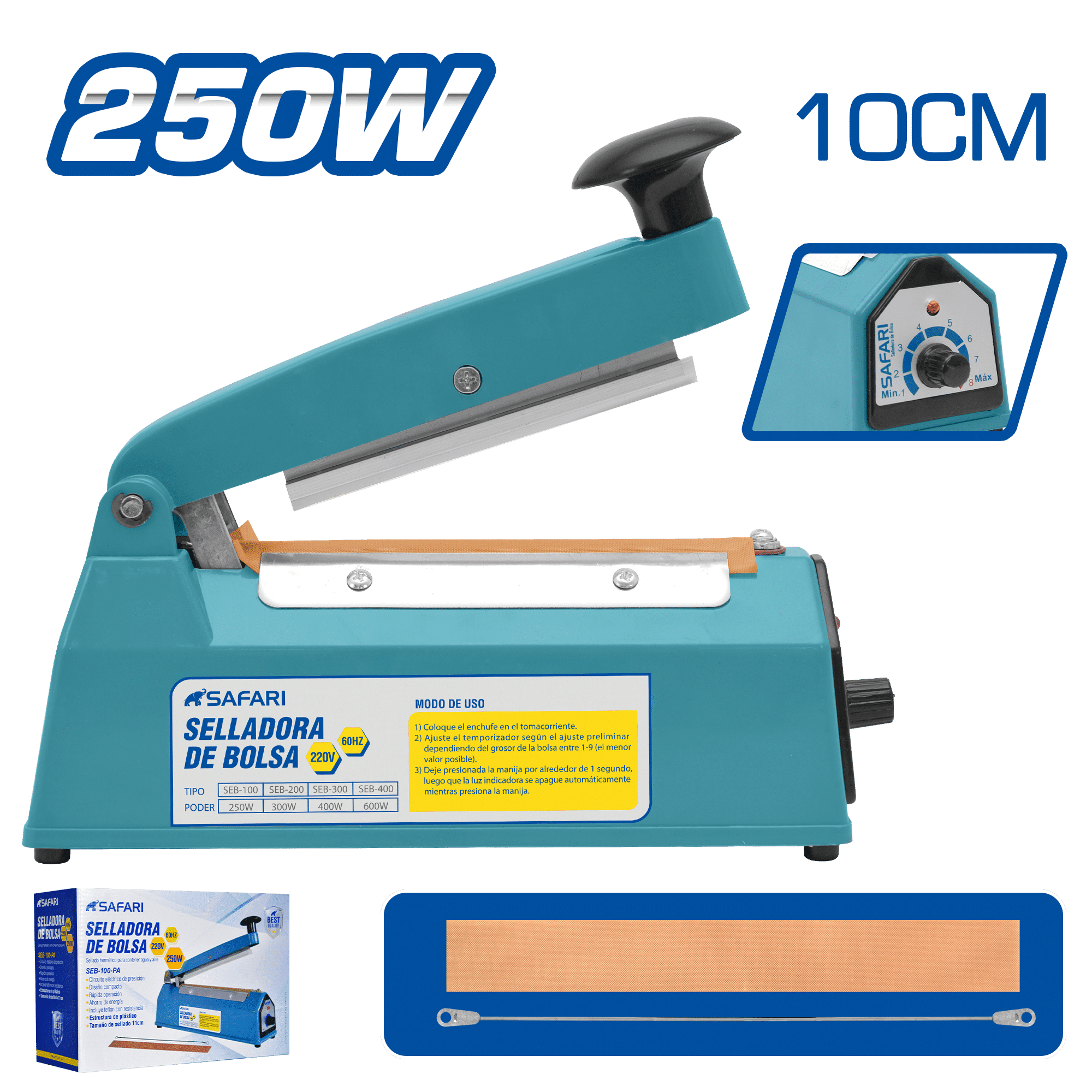 SELLADORA DE BOLSA 10CM PLASTICO
