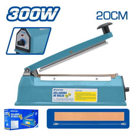 SELLADORA DE BOLSA 20CM METALICO PRO