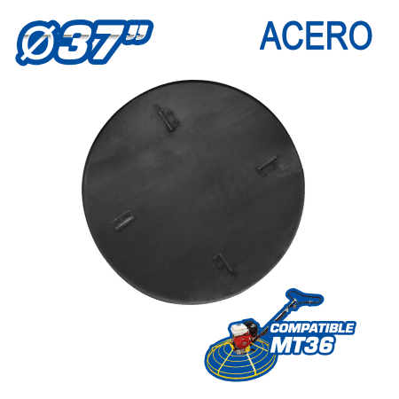 PLATO P/ALISADOR DE CONCRETO 37" P/MT36