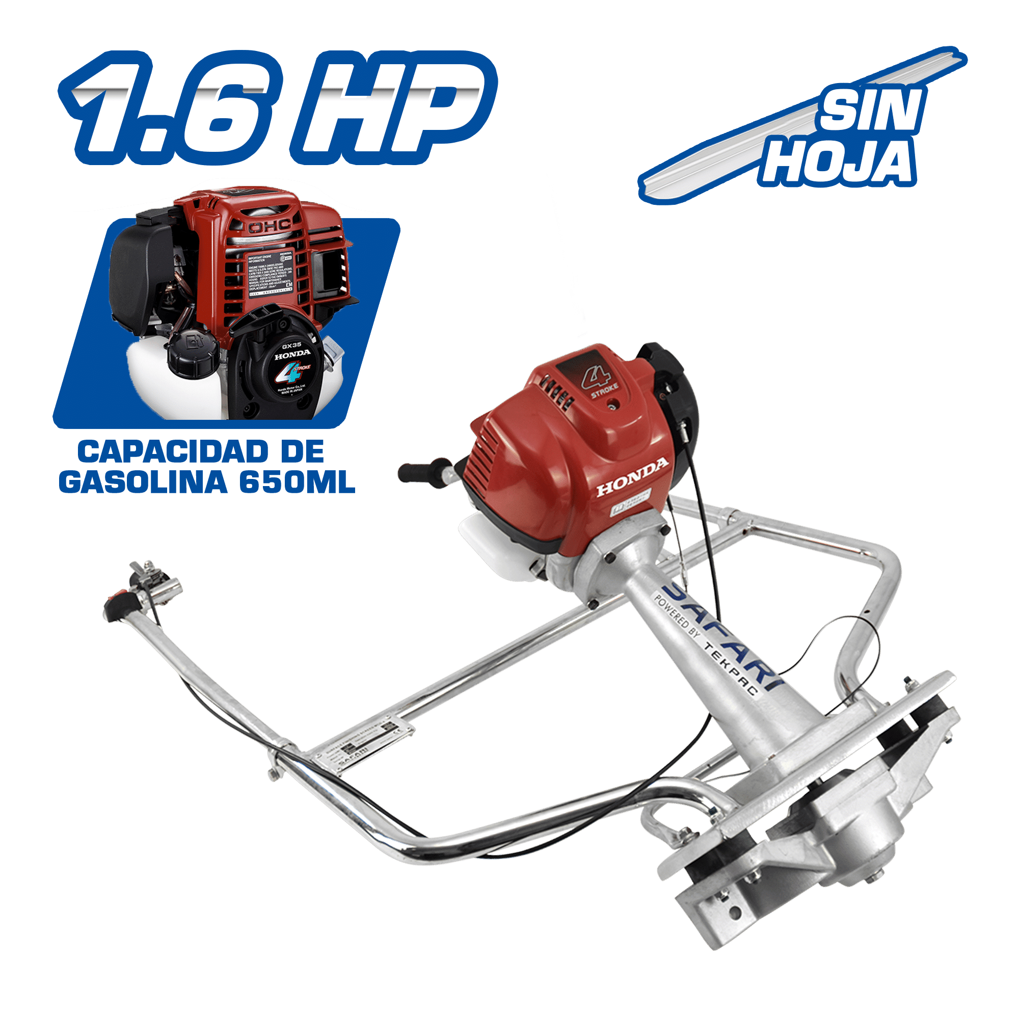 ALISADOR P/ACABADOS SIN/HOJA MOTOR HONDA GX35