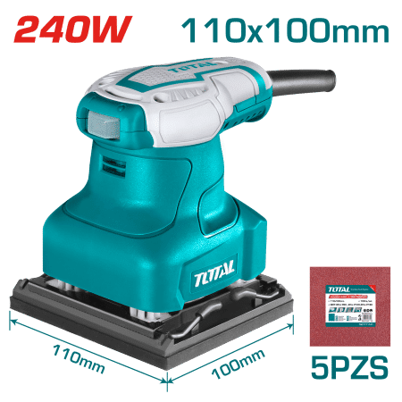 LIJADORA DE PALMA 240W 14000RPM 110X100MM INDUSTRIAL