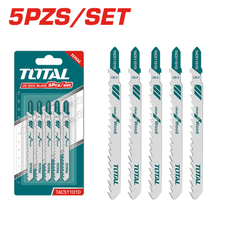 HOJA DE SIERRA DE CALAR P/MADERA 75MM 05PCS