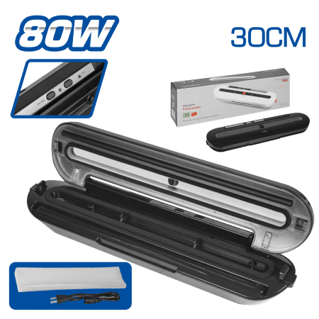 SELLADORA DE BOLSA AL VACIO 220V 30CM BLACK