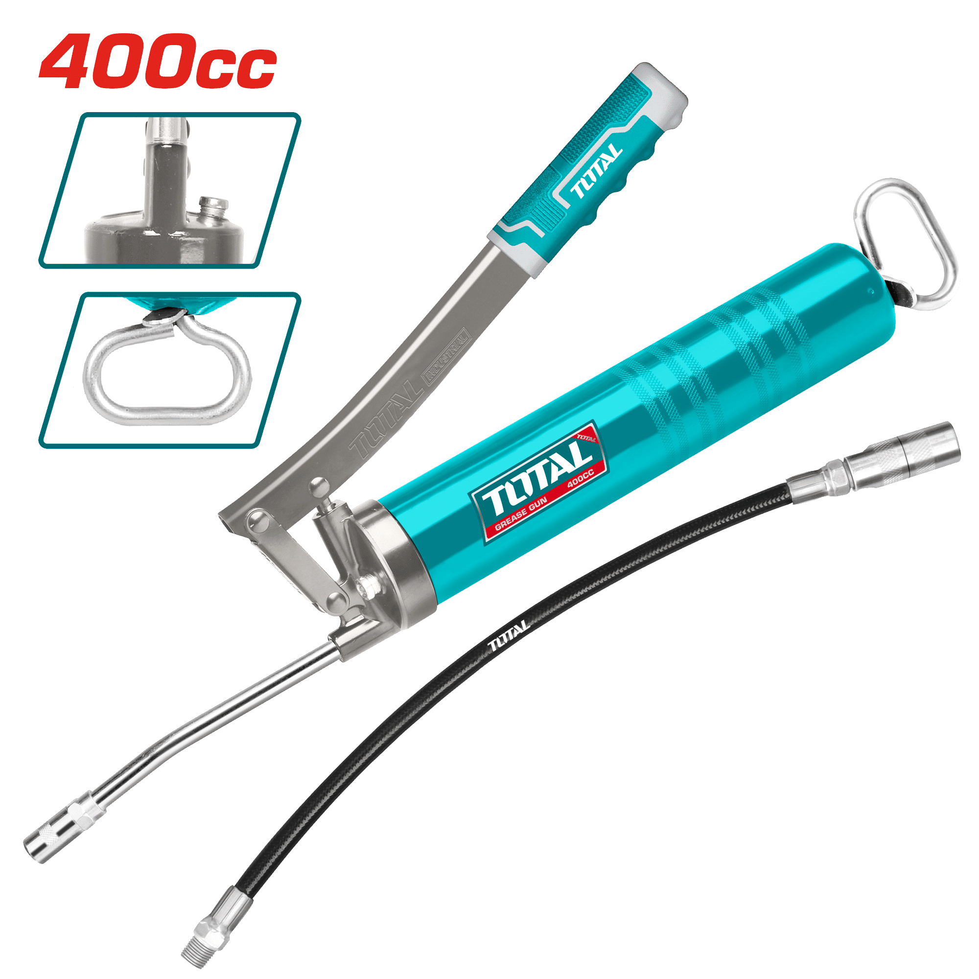 ENGRASADORA MANUAL HD 400CC TOP QUALITY ACERO 1.2MM 4500PSI