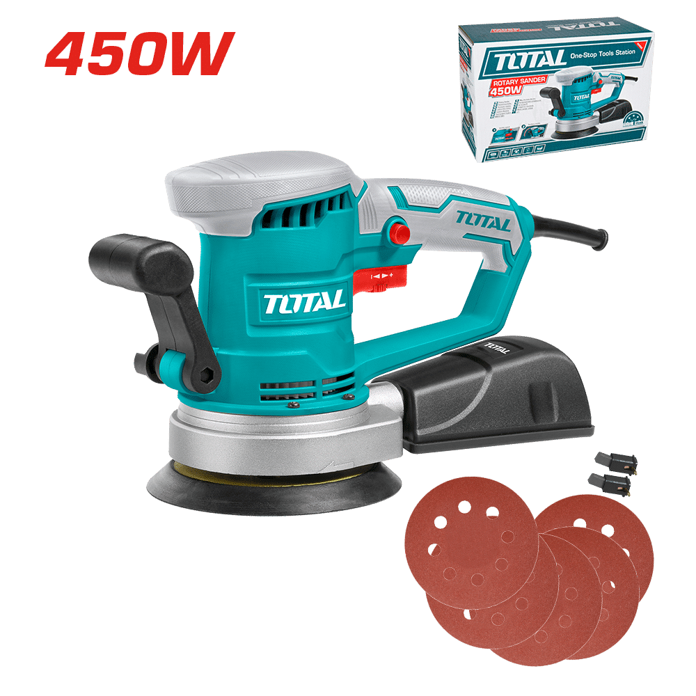 LIJADORA ORBITAL 450W 150MM BASE PU 4000-13000RPM