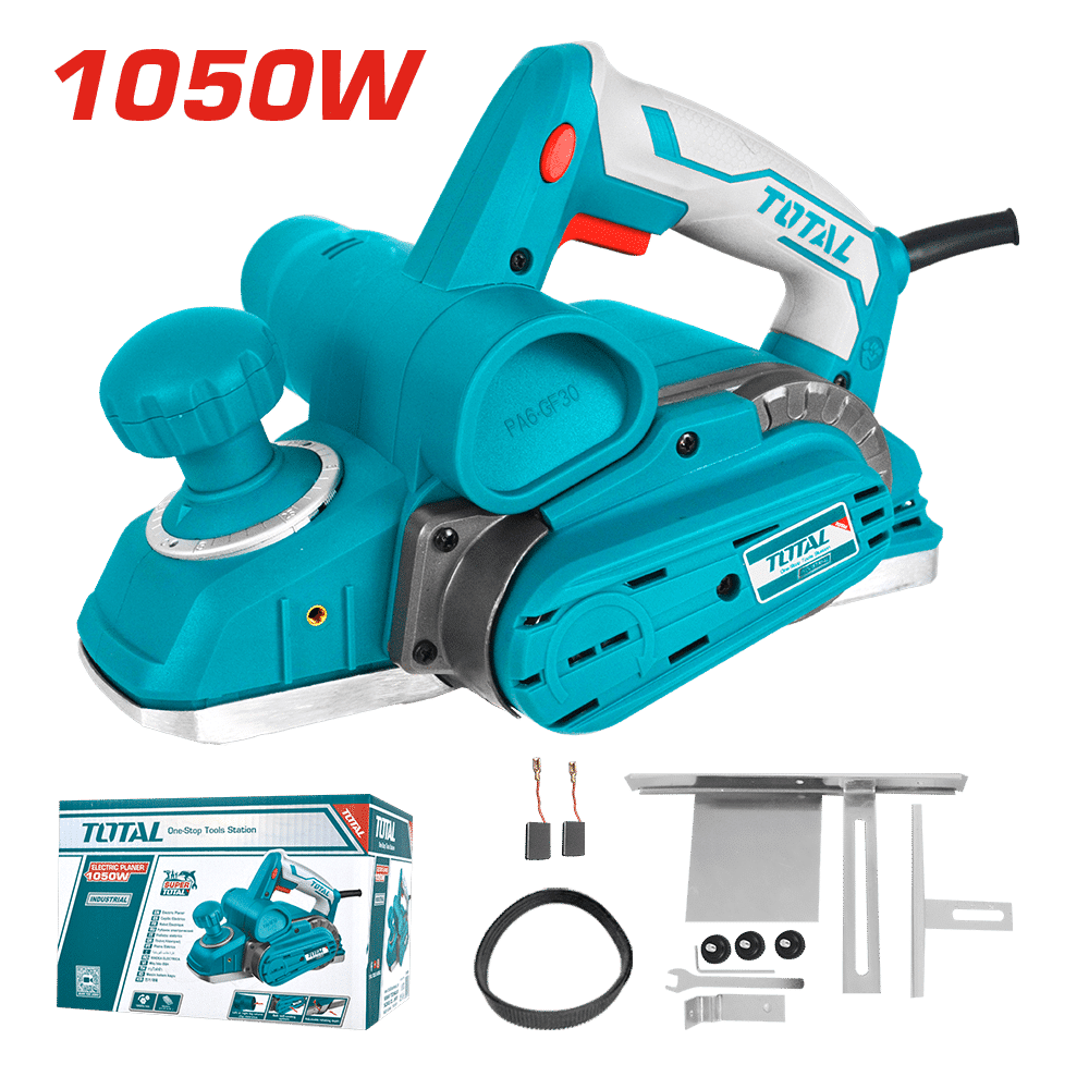 CEPILLO ELECTRICO 1050W 16000RPM 82X3MM HD AL INDUSTRIAL