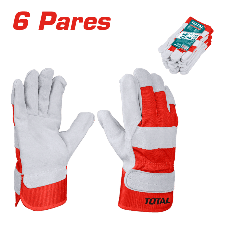 GUANTES DE TRABAJO 10.5 PULG CUERO PAR