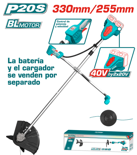 GUADAÑA LI-ION 40V 0-7500/MIN CUT:330MM 2.0MM LINEA INDUSTRIAL