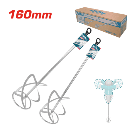 PALETA MEZCLADORA 160MM 600MM M14X2