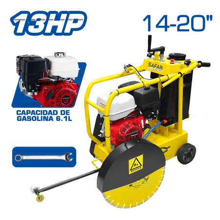 CORTADOR CONCRETO 14-20'' ECO C/MOTOR HONDA GX390 INC HOJA