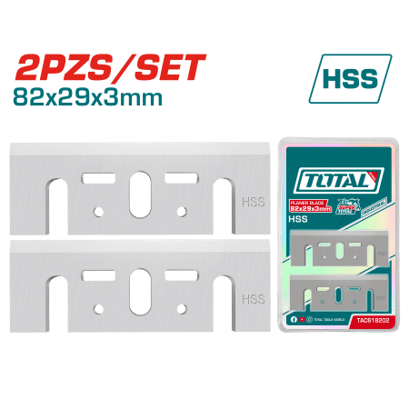 CUCHILLA PARA CEPILLADORA ELECTRICA 82X29X3.0MM HSS