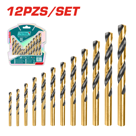 SET DE BROCAS HSS 12PZS/SET 2-8MM