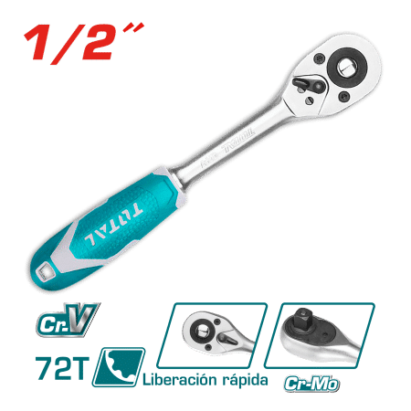 RACHET 1/2 72T 260MM CR-V+CRMO LIB. RAPIDA INDUSTRIAL