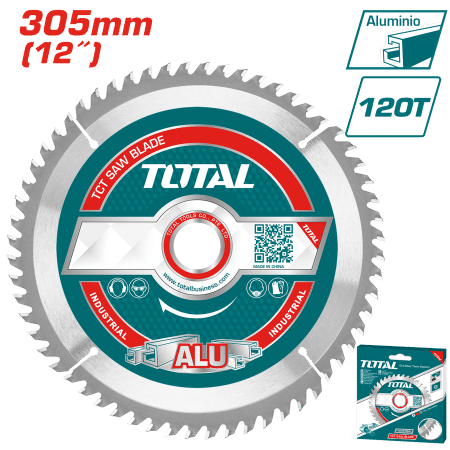 DISCO DENTADO TCT P/ALUMINIO 305MM (12'') 120T INDUSTRIAL