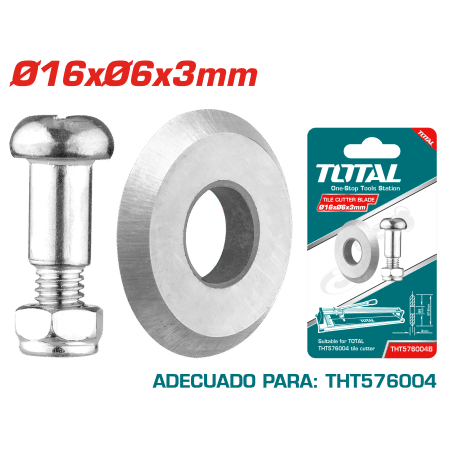 CUCHILLA CORTAMAYOLICA 16X6X3MM P/THT576004 INDUSTRIAL