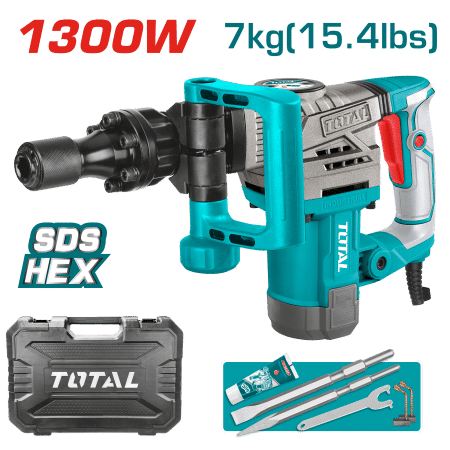DEMOLEDOR HEX 1300W 3800BPM 20J 7KG INDUSTRIAL