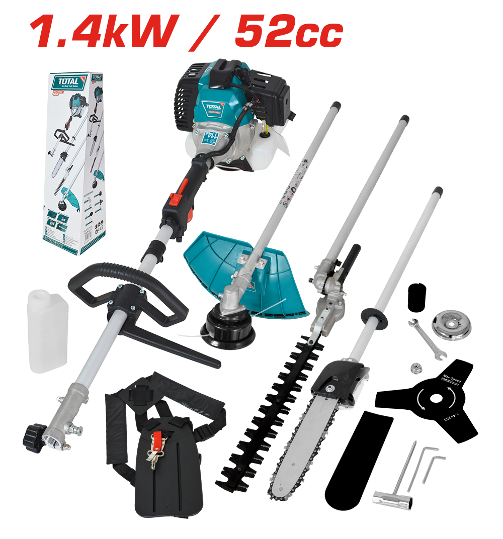 MOTOGUADAÑA MULTICORTADORA 2.2HP (1.4KW)/52CC 10000RPM (4 en 1)