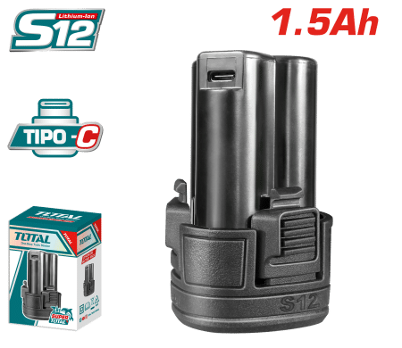 BATERIA LI-ION 1.5AH 12V PARA SERIE S12 USB TIPO C