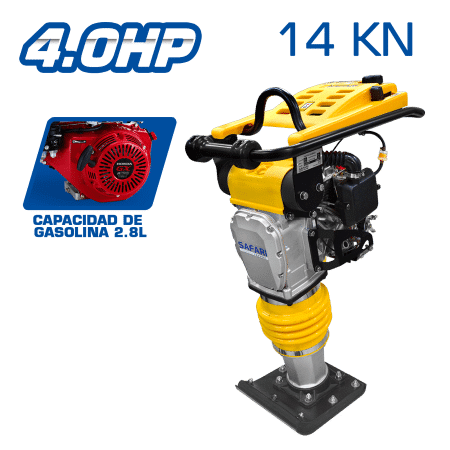 APISONADOR 4.0HP 14KN C/MOTOR HONDA GXR120 ESPECIALIZADO C/CIBIERTA