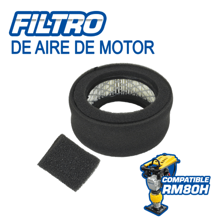 FILTRO DE AIRE DE MOTOR EH12-2D DE APISONADOR P/RM80H