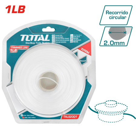 LINEA PARA GUADAÑA 2.0MM 1LIBRA TIPO REDONDO