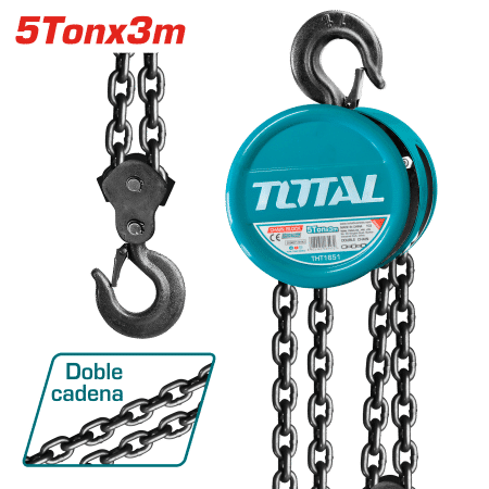 TECLE 5TON ALT:3M 476.0N CADENA DOBLE