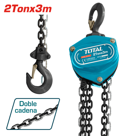 TECLE 2TON ALT:3M 335N UNA CADENA INDUSTRIAL