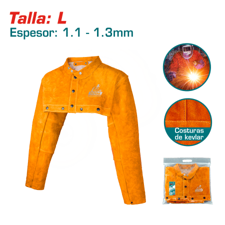 CAPA MANGA DE CUERO PARA SOLDAR