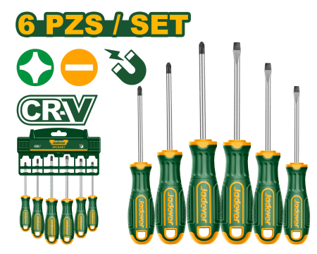 SET DE DESTORNILLADORES CR-V 6PS