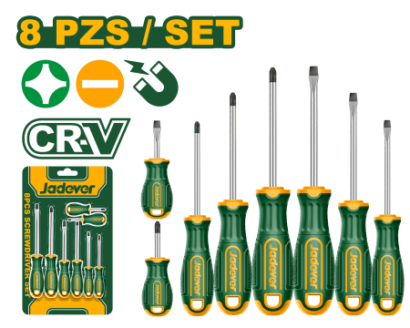 SET DE DESTORNILLADORES CR-V 8PS