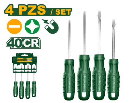 SET DE DESTORNILLADORES 40CR 4PCS