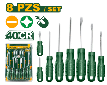 SET DE DESTORNILLADORES 40CR 8PCS