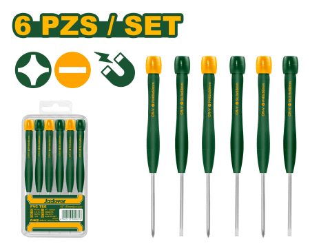 SET DE DESTORNILLADORES DE PRESICION CR-V 6PCS