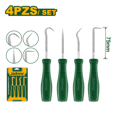 SET DE PUNTAS 4PCS L:75 MM