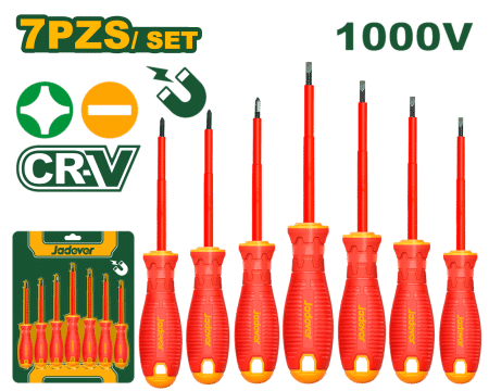 SET DE DESTORNILLADORES AISLADO  CR-V 7PCS