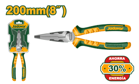 ALICATE PUNTA LARGA 8" 200MM  A.PALANCA
