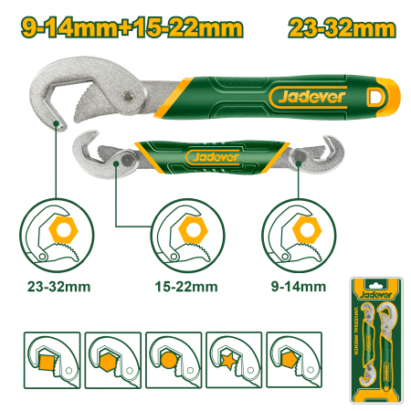 LLAVE AJUSTABLE 9-14MM 15-22MM