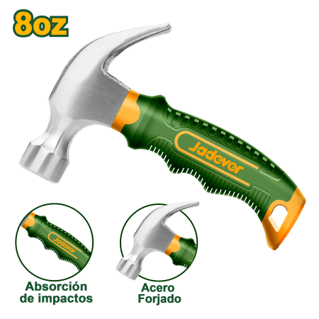 MARTILLO 8OZ 220G CORTA