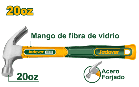 MARTILLO 20OZ 560G MANGO DE FIBRA