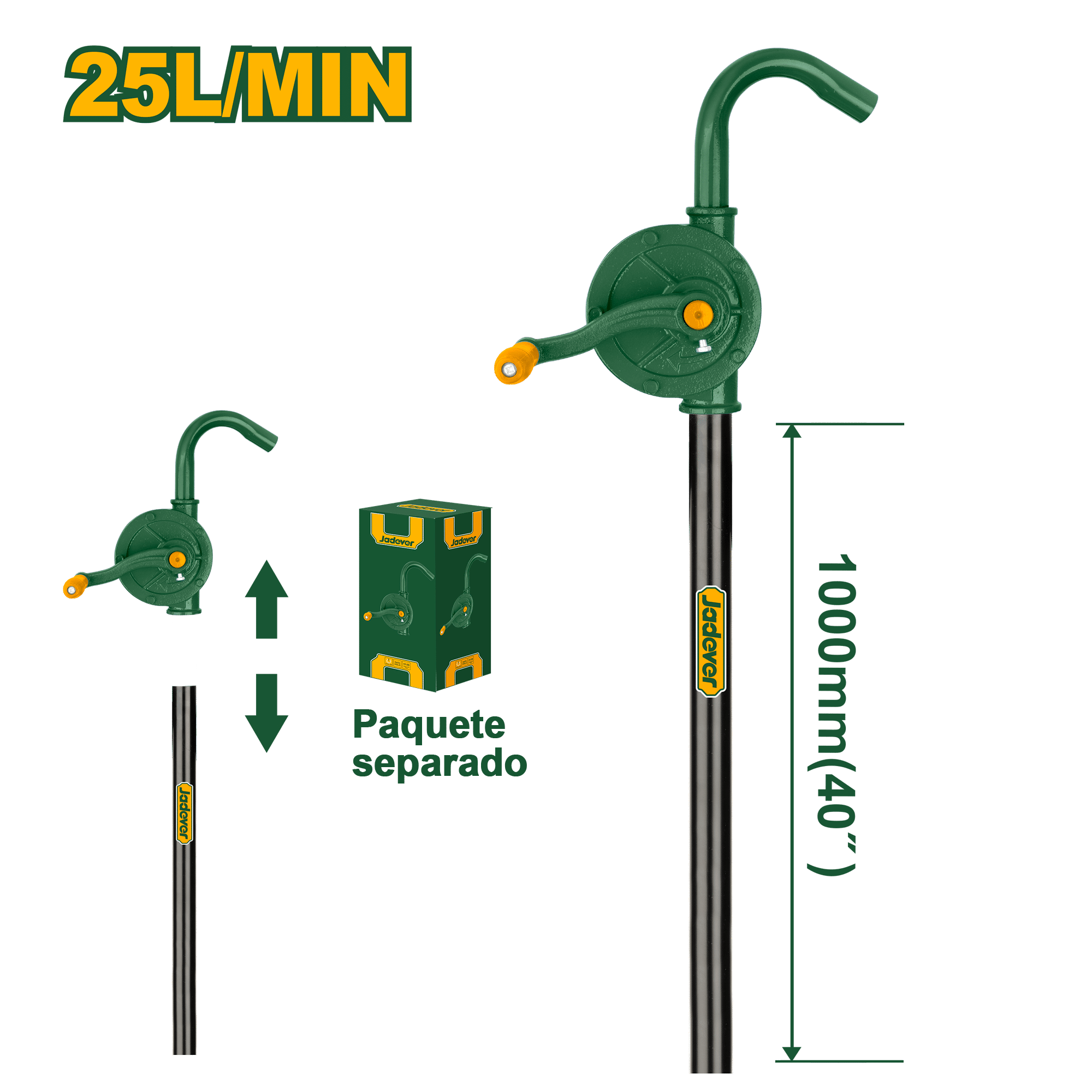 BOMBA DE ACEITE MANUAL 127CM 15L/MIN