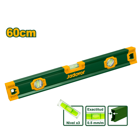 NIVEL BURBUJA 60CM 0.5MM/M B:3