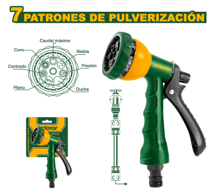 PISTOLA ROCIADORA 7FUNCIONES
