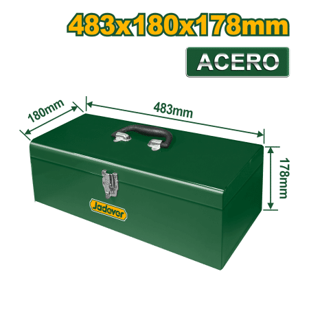CAJA DE HERRAMIENTAS DE ACERO 483X180X178MM