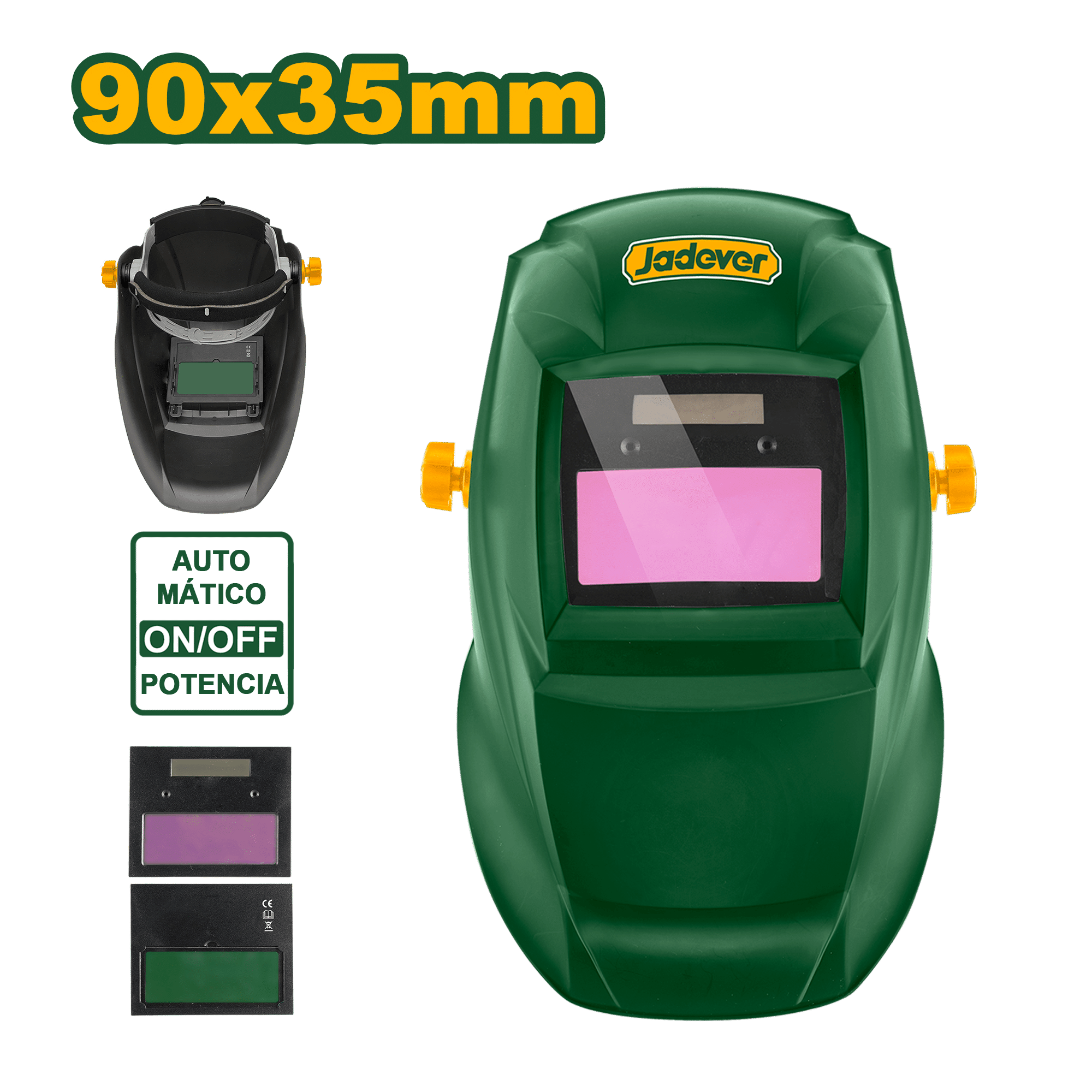 CARETA P/SOLDAR AUTOMÁTICO SENSOR 2 V:90X35MM DIN 3